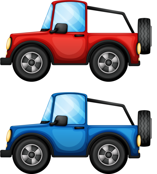 Рисование детям машинка джип