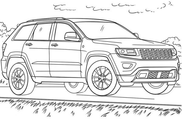 Джып гранчироки разкрашка