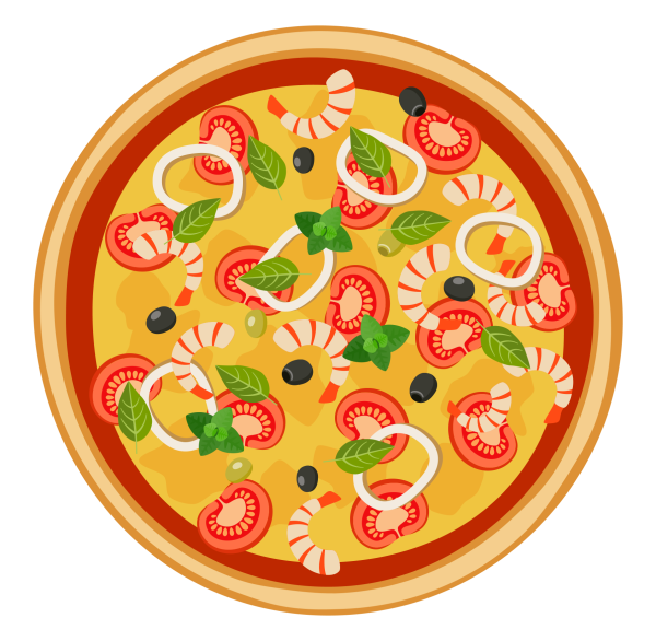 Пицца вектор