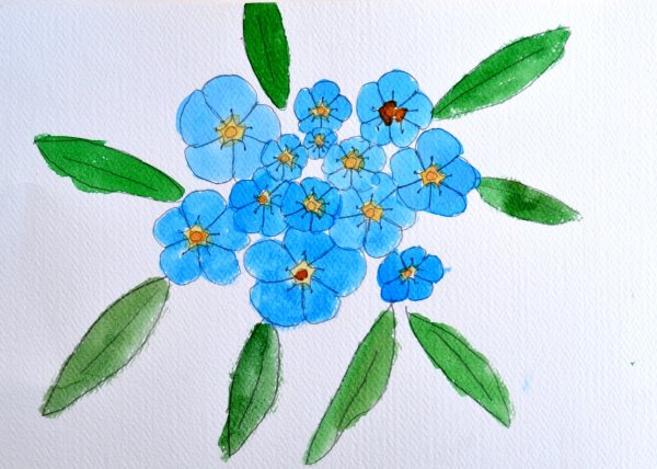 Цветы для рисования