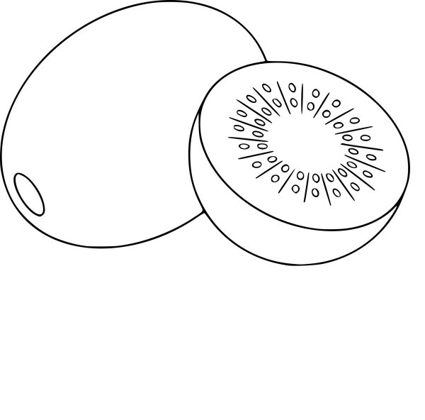 Трафарет киви