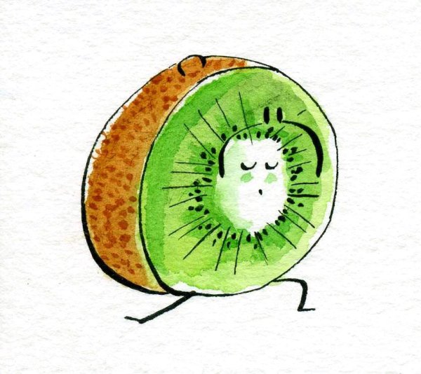 Милые киви фрукт