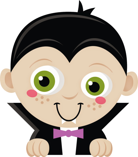 Раскраска маска вампира