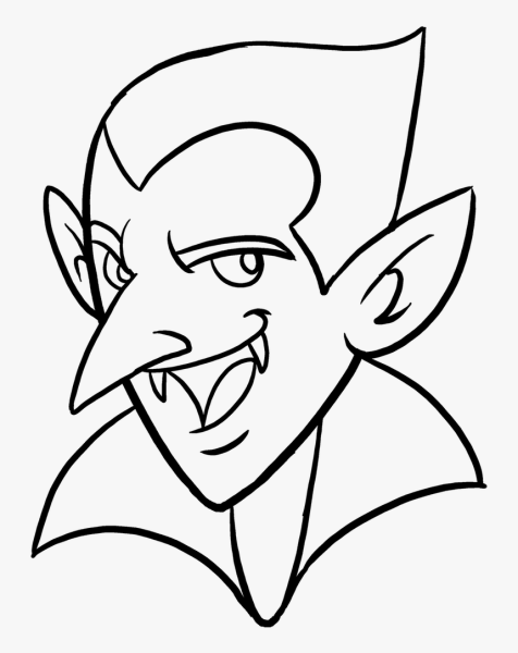 Вампир мультяшный страшный