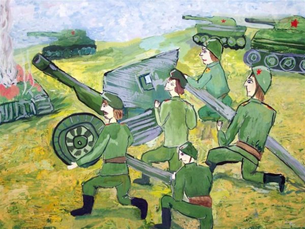 Детские рисунки о войне