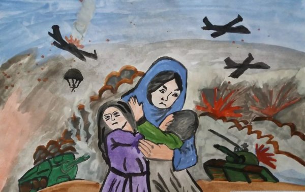 Детский рисунок о войне