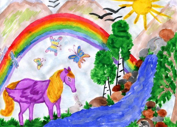 Детские рисунки на конкурс