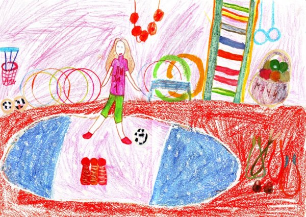 Детский рисунок на тему