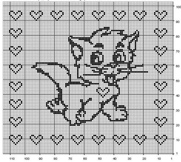 Жаккард Микки Маус