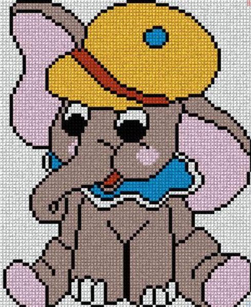 Вышивка крестом по клеткам