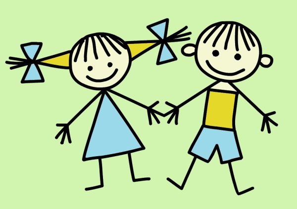 Дети схематичное изображение