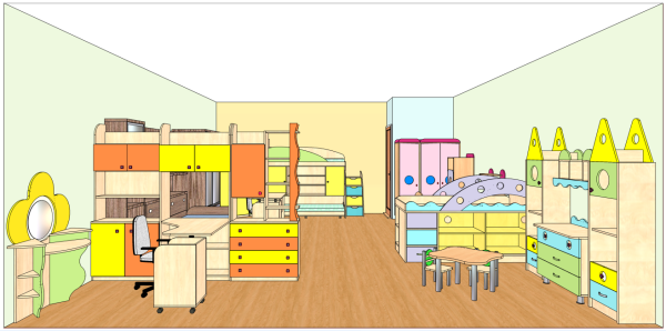 Детская мебель мультяшная