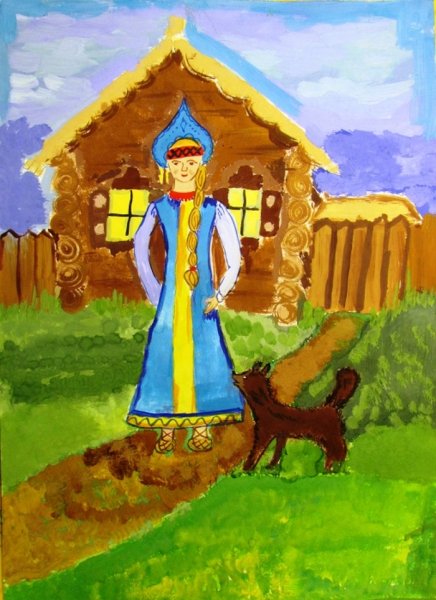 Образ русской красавицы изо