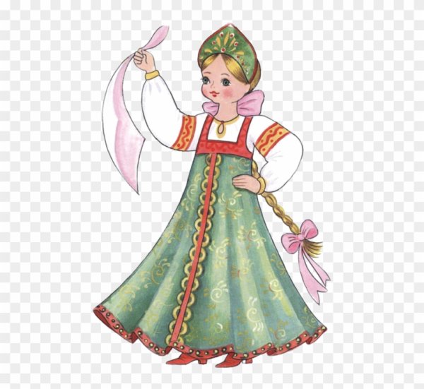 Персонажи в народных костюмах