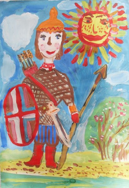 Русская красавица изо