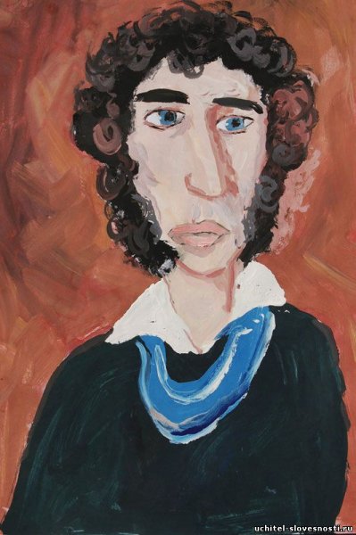 Пушкин рисунок для детей