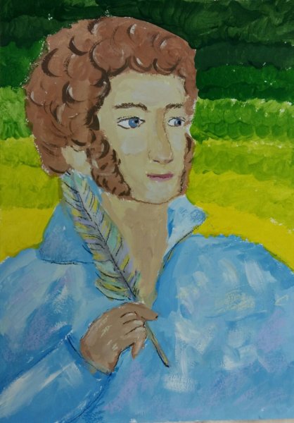 Портреты Александра Пушкина детские