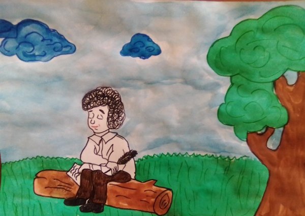 Пушкин глазами детей рисунки