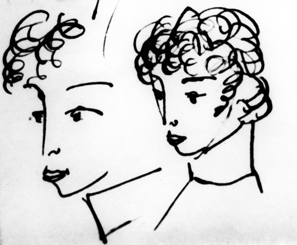 Детские рисунки Пушкина