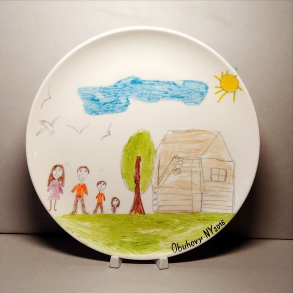 Тарелки для рисования для детей