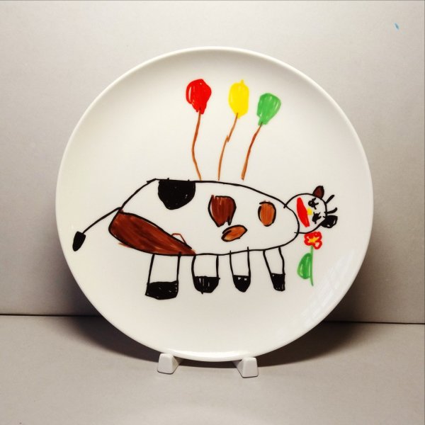 Рисование на тарелках