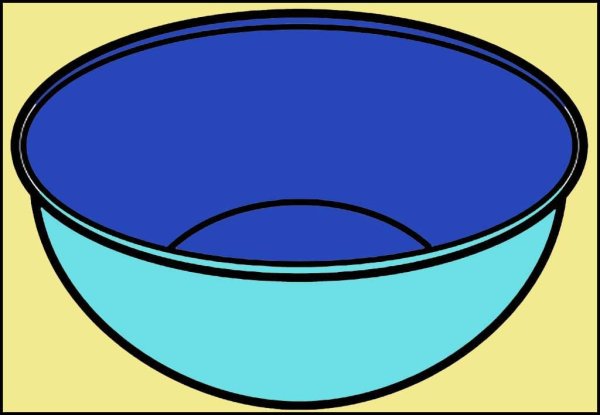 Миска раскраска для малышей