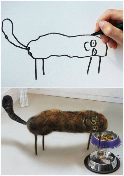 Ужасные детские рисунки