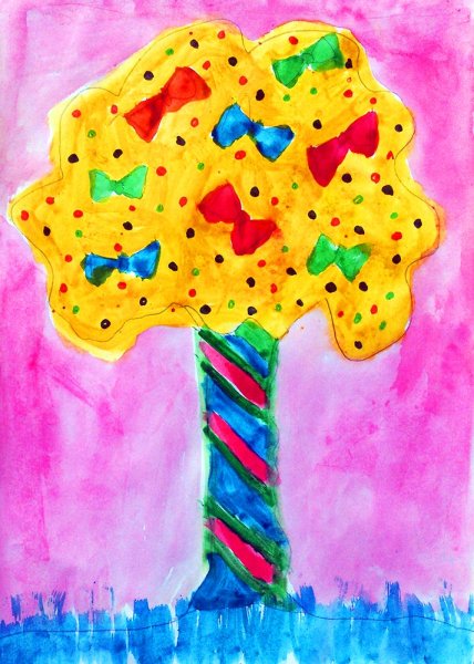 Рисование чудо дерево