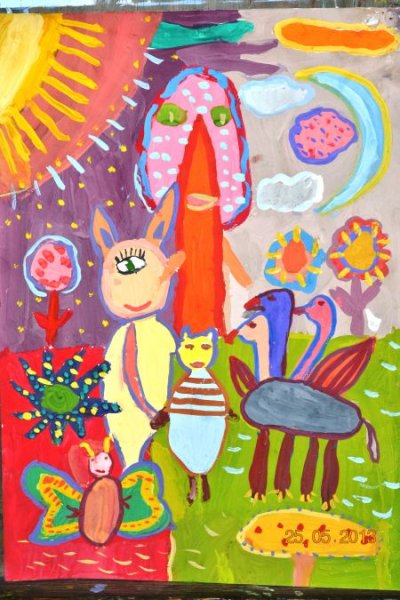 Детский рисунок чудо