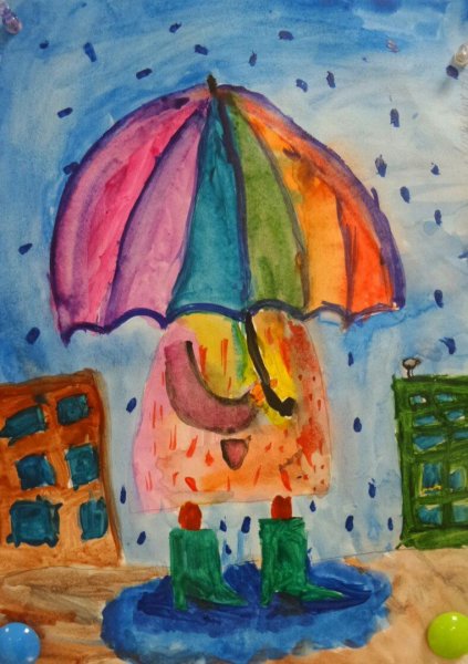 Детские рисунки 4 года