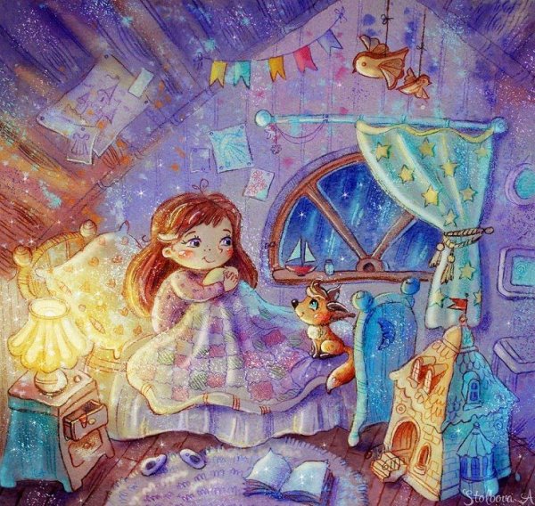 Детская художница иллюстратор Анастасия Столбова