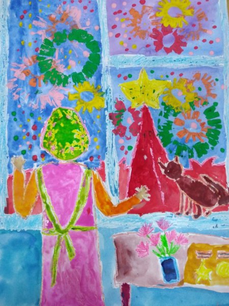 Летний Вернисаж рисунок в детский сад