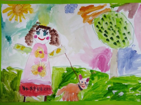 Рисунки 5 летнего гения