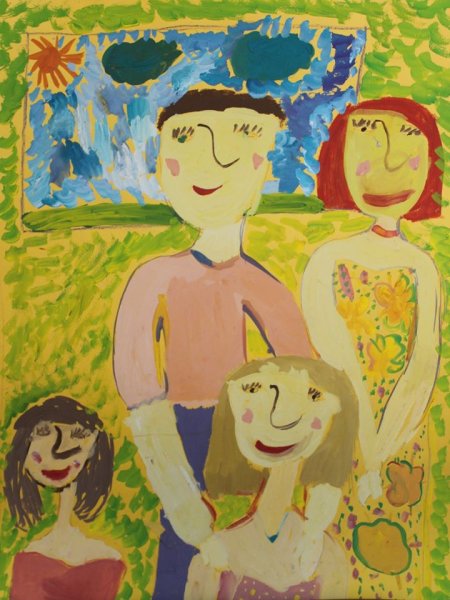 Рисование день семьи