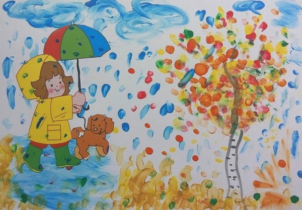 Рисунок на тему осенний Вернисаж