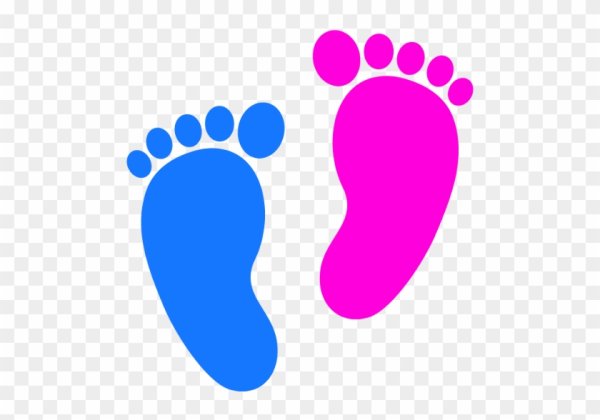 Отпечаток детской ноги