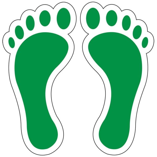 Трафарет стопы