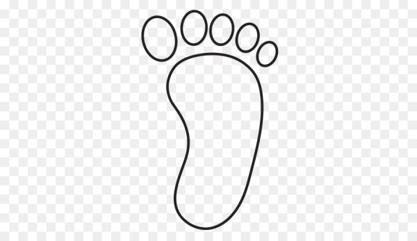 Трафарет стопы