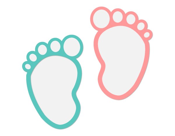 Отпечатки ног для малышей