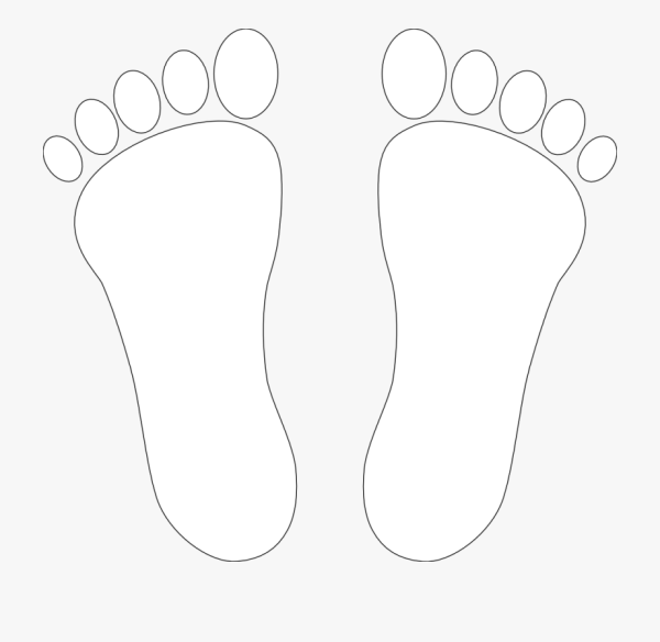Трафарет стопы