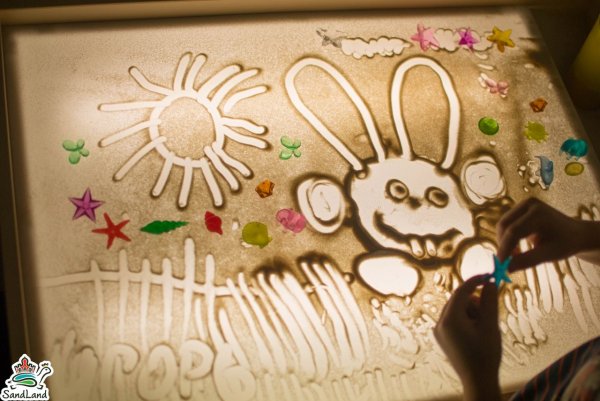 Рисование песком для дошкольников