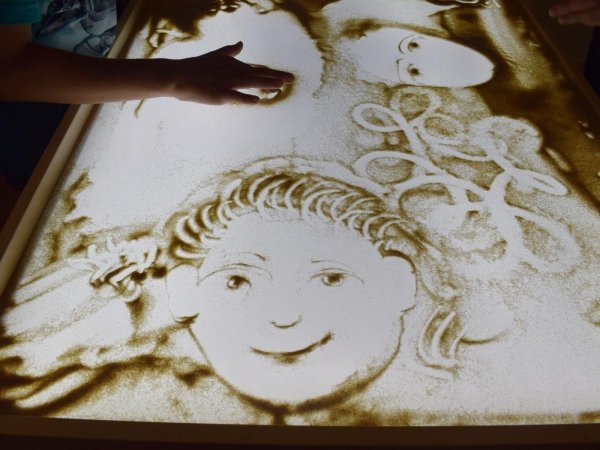 Буратино Песочная анимация