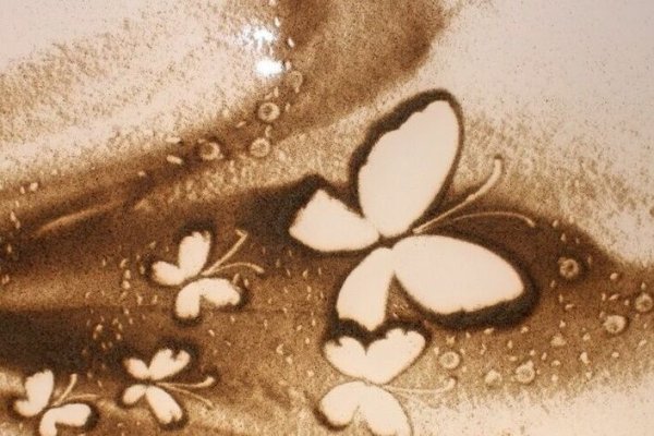 Рисование песком сказки