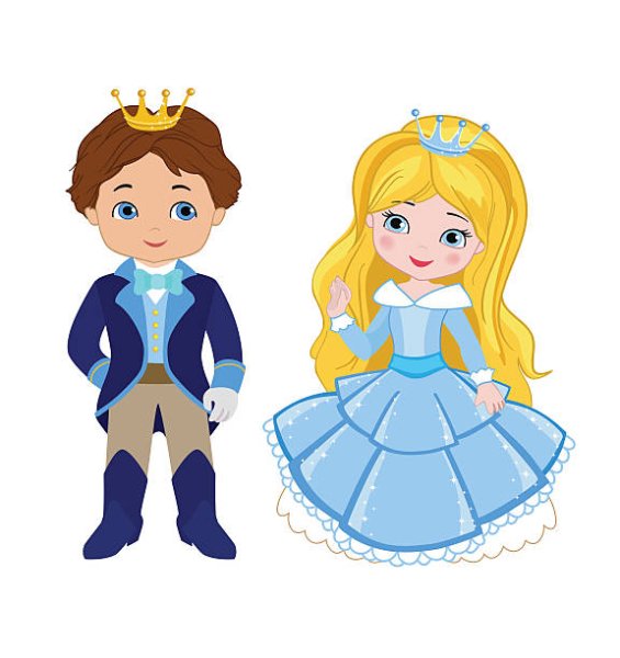 Маленькая принцесса и принц