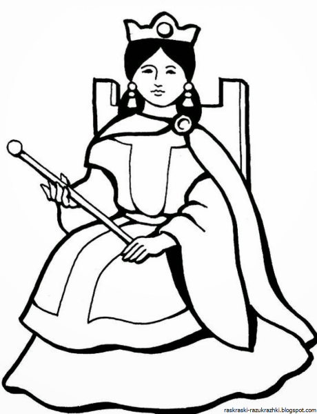 Королева мультяшная