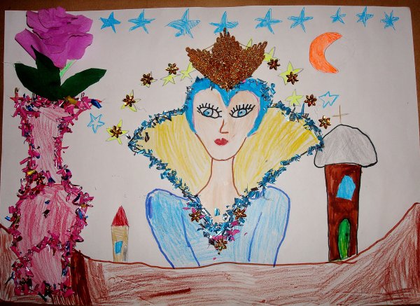 Королева рисунок для детей