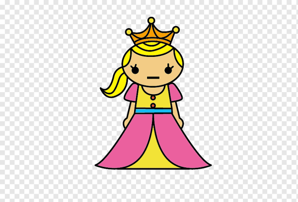 Раскраска платье принцессы