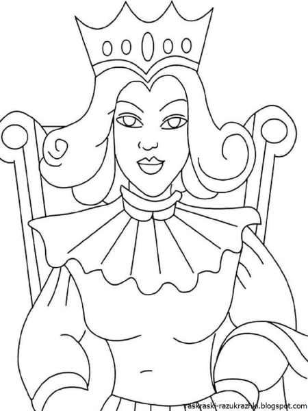 Рисование Снежная Королева