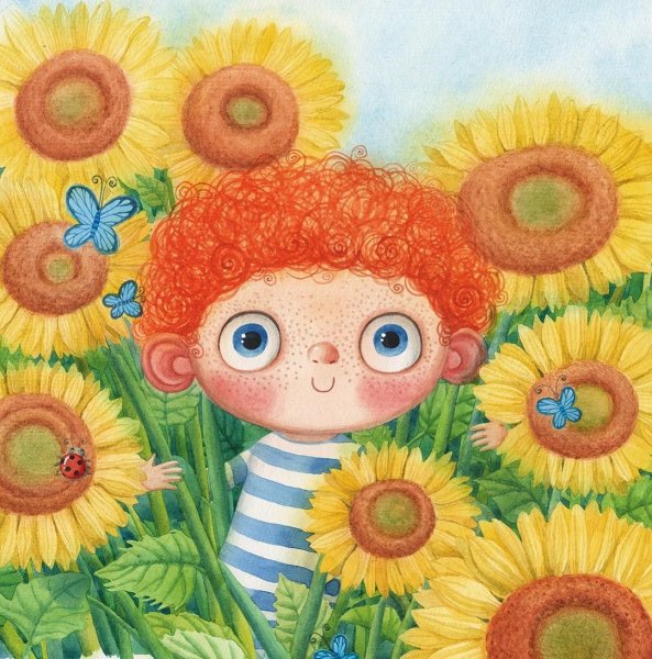 Мужчина строит радугу