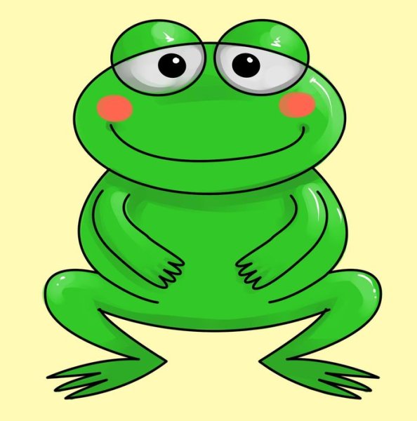 Жаба рисунок